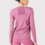 Polera Mujer First Layer Mesh Rosado Bsoul