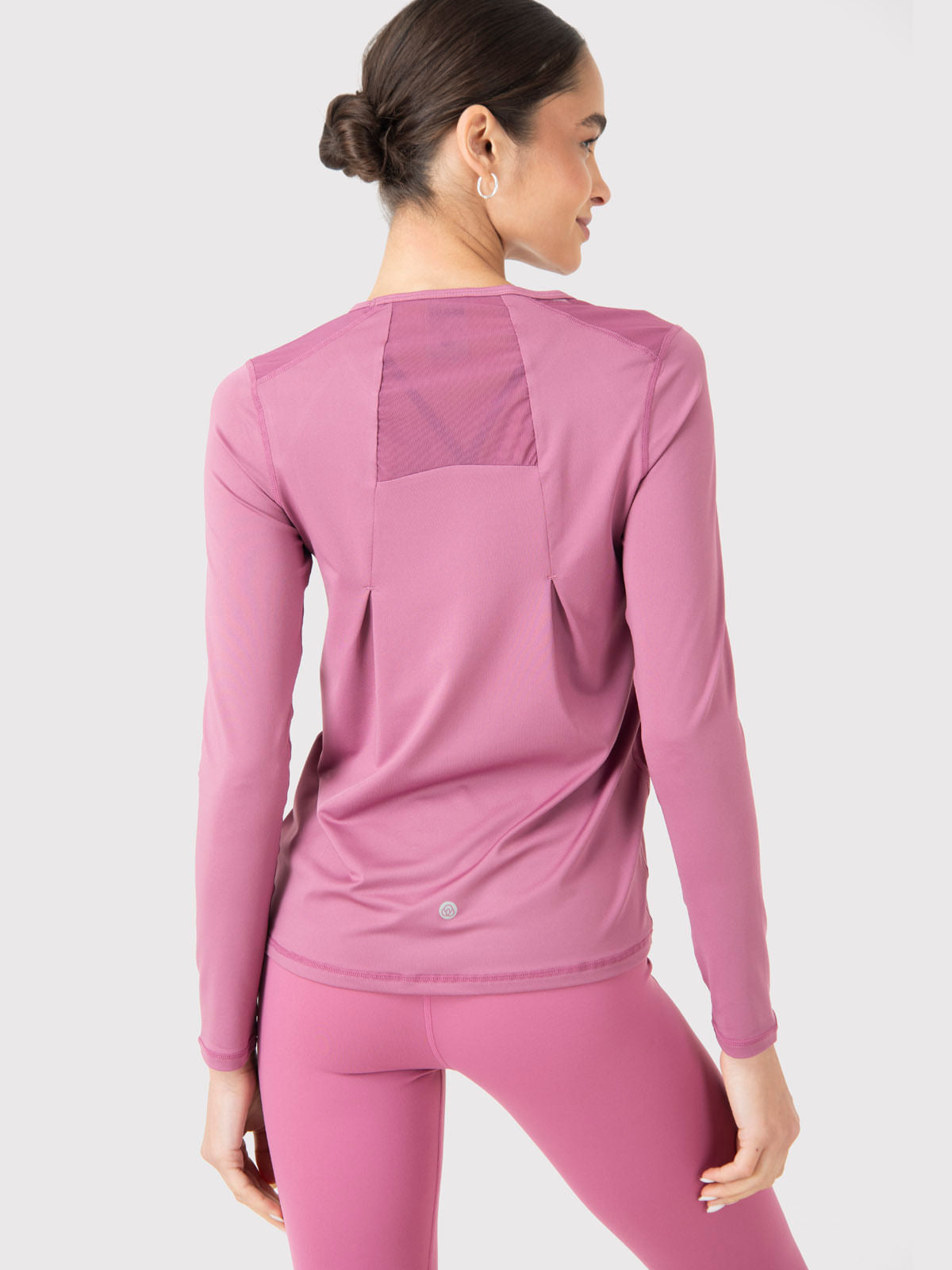 Polera Mujer First Layer Mesh Rosado Bsoul