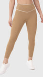 Calza Mujer Piping Ankle Café Claro Bsoul