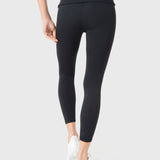 Calza Mujer Foldover Negro Bsoul