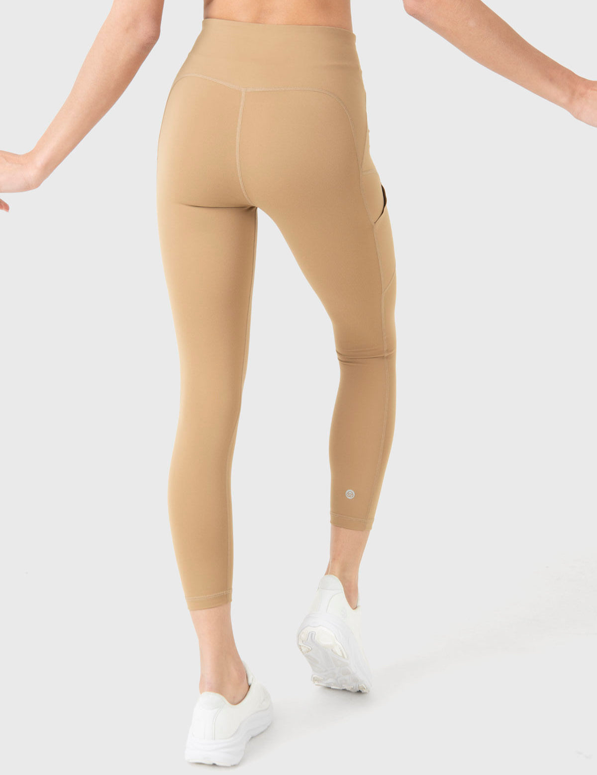 Calza Mujer Pocket Ankle Legg Café Claro Bsoul