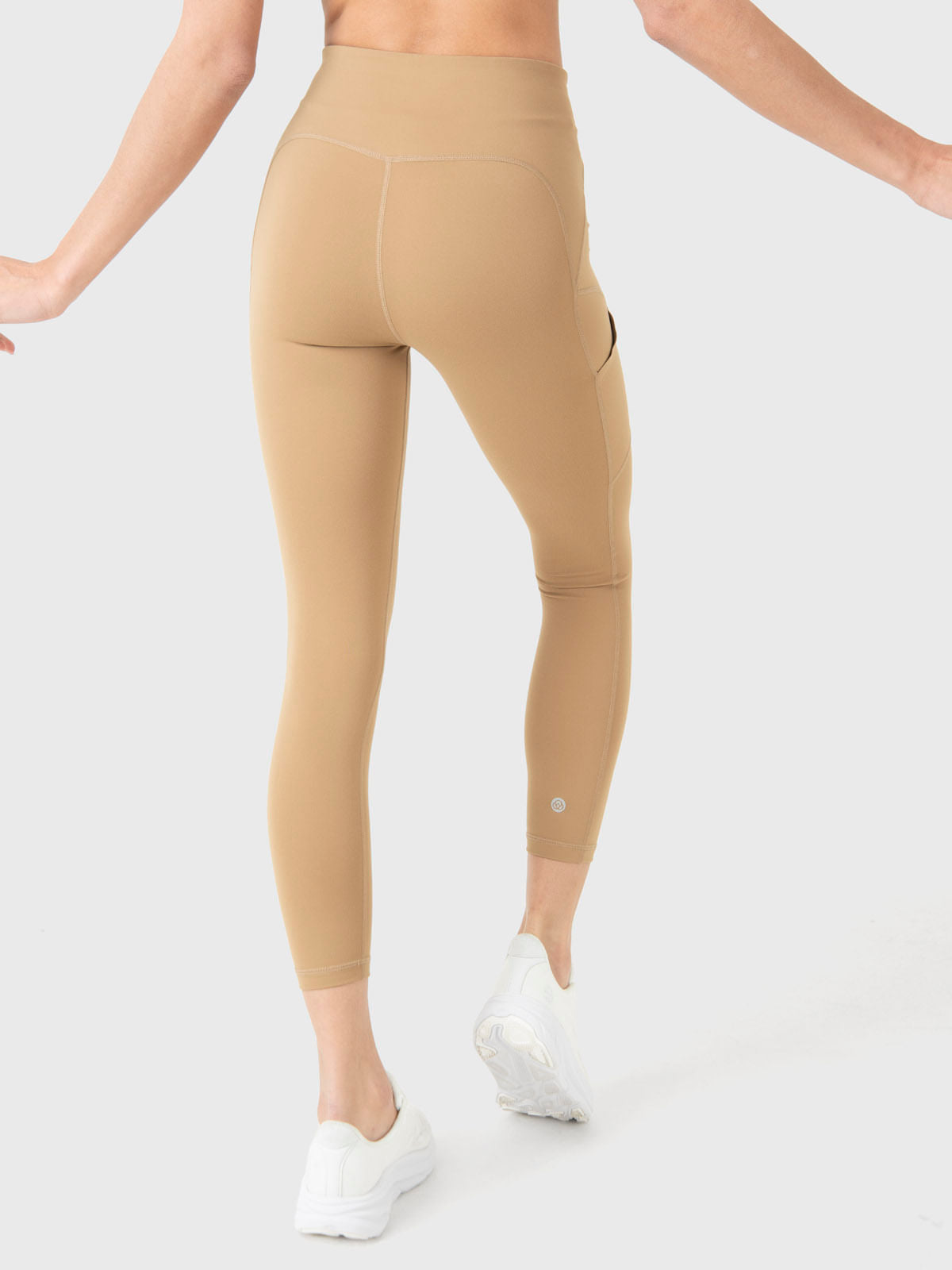 Calza Mujer Pocket Ankle Legg Café Claro Bsoul