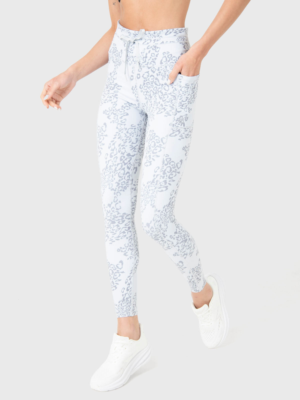 Calza Mujer Drawcord Leopardo Bsoul