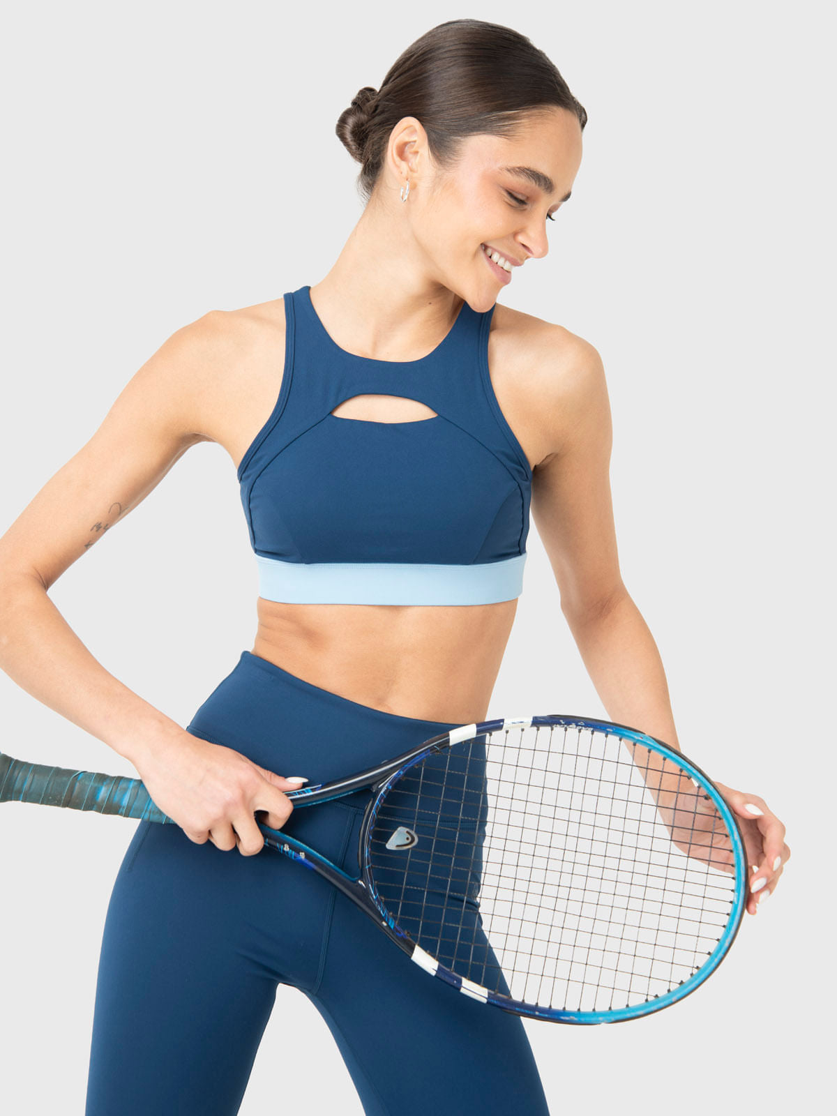 Peto Mujer Keyhole Azul Bsoul