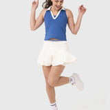Polera Mujer Polo Crop Azul Bsoul