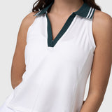 Polera Mujer Polo Blanca Bsoul