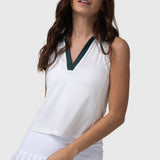 Polera Mujer Polo Blanca Bsoul