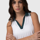 Polera Mujer Polo Blanca Bsoul
