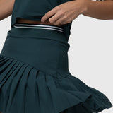 Falda Mujer A-Line Verde Bsoul