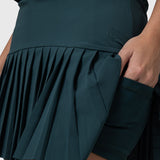 Falda Mujer A-Line Verde Bsoul