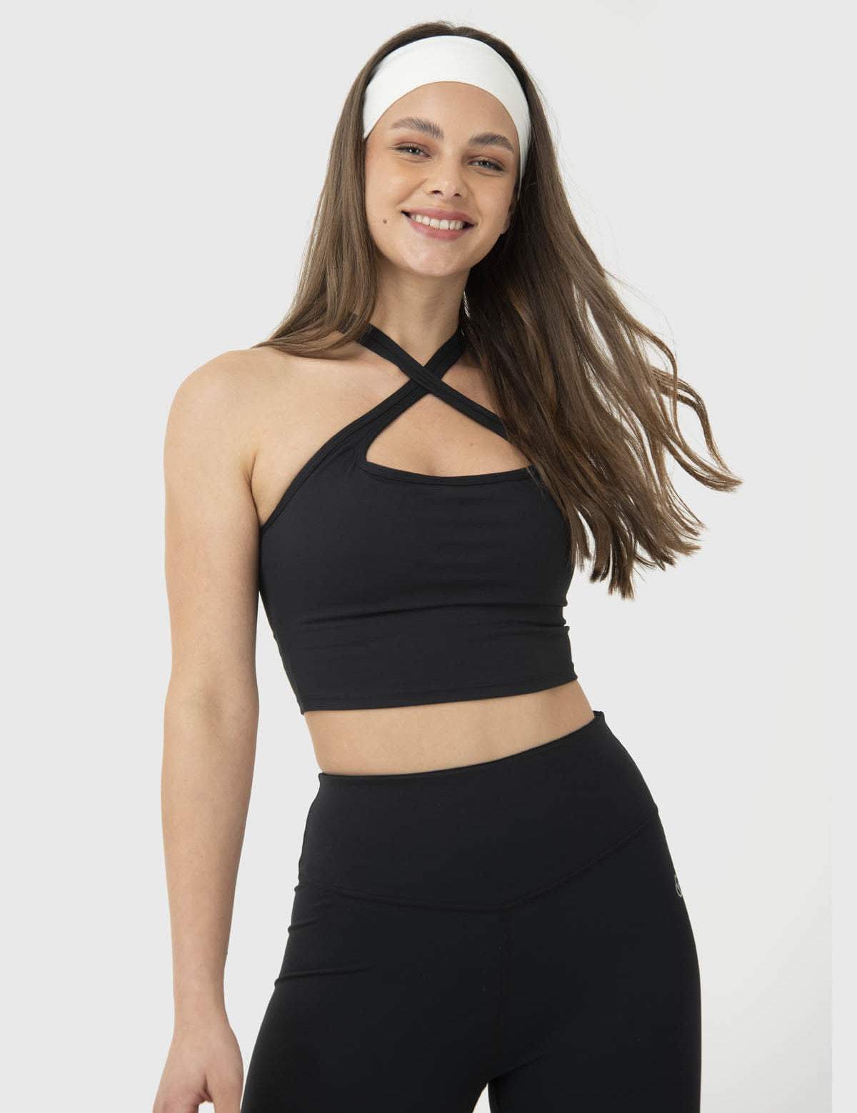 Peto Mujer Cross Back Negro Bsoul