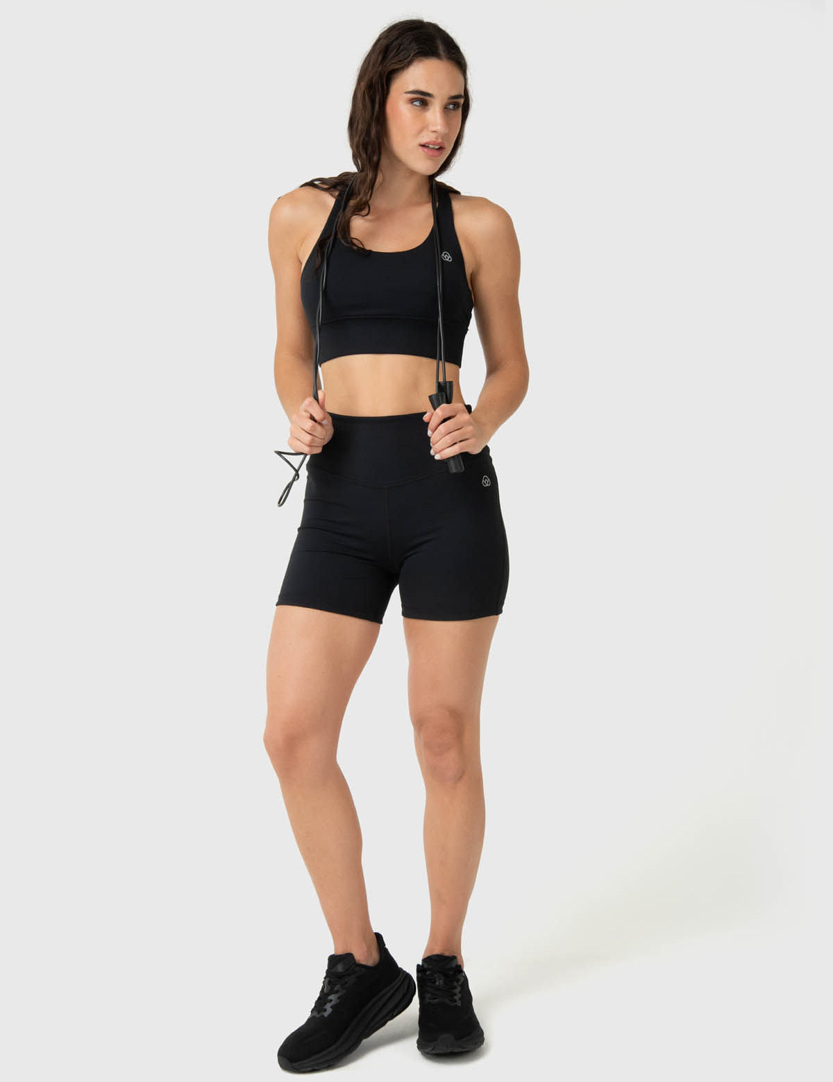 Short Mujer Sara Aloe Negro Bsoul
