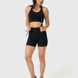 Short Mujer Sara Aloe Negro Bsoul