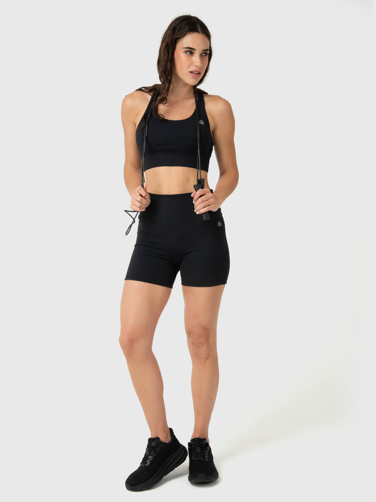 Short Mujer Sara Aloe Negro Bsoul