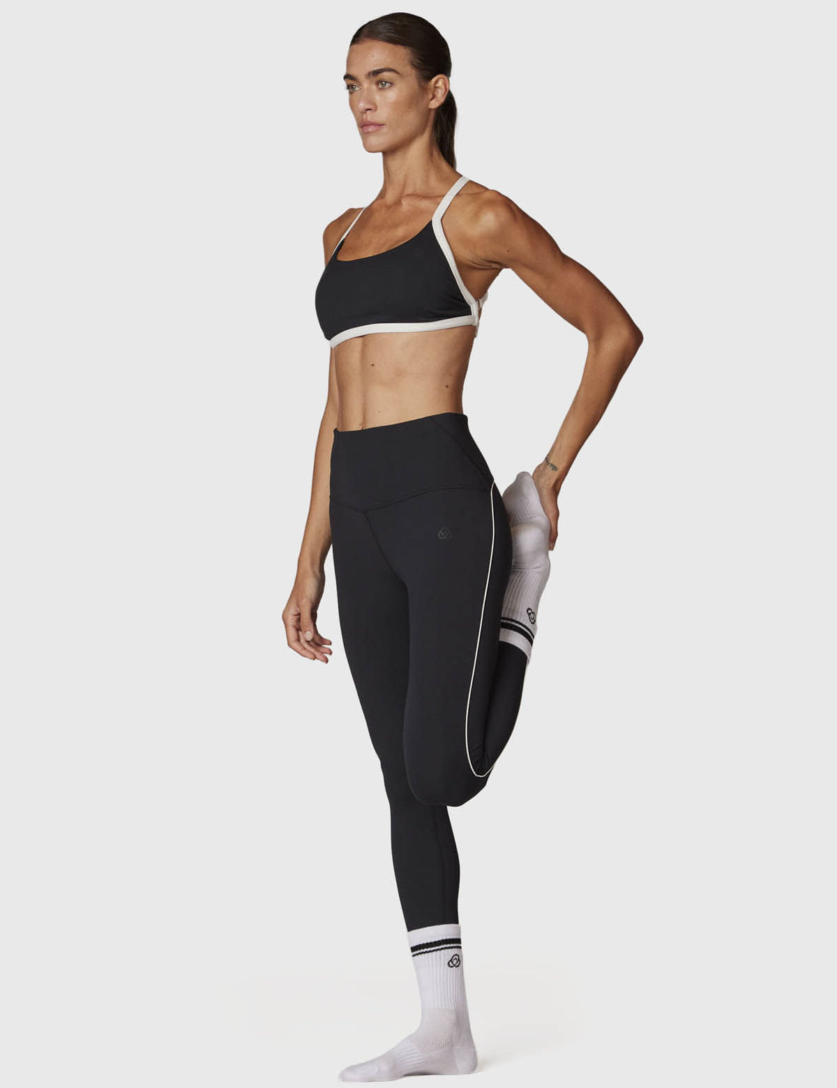 Calza Mujer Laia Aloe Negro Bsoul