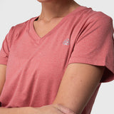 Polera Mujer V Neck Aloe Rosado Bsoul