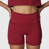 Short Mujer Pocket Aloe Granate Bsoul