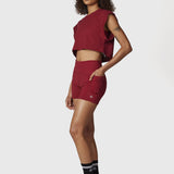 Short Mujer Pocket Aloe Granate Bsoul