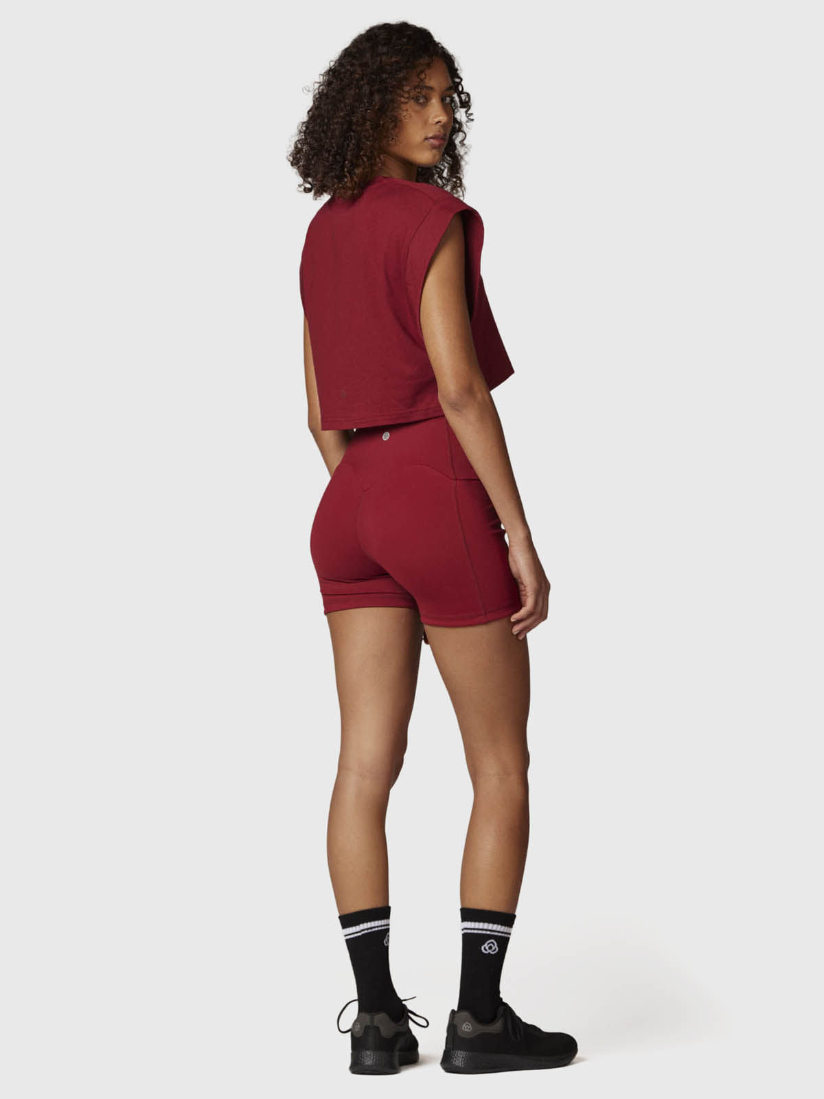 Short Mujer Pocket Aloe Granate Bsoul