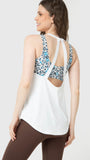Polera Mujer Training Tank Aloe Blanca Bsoul