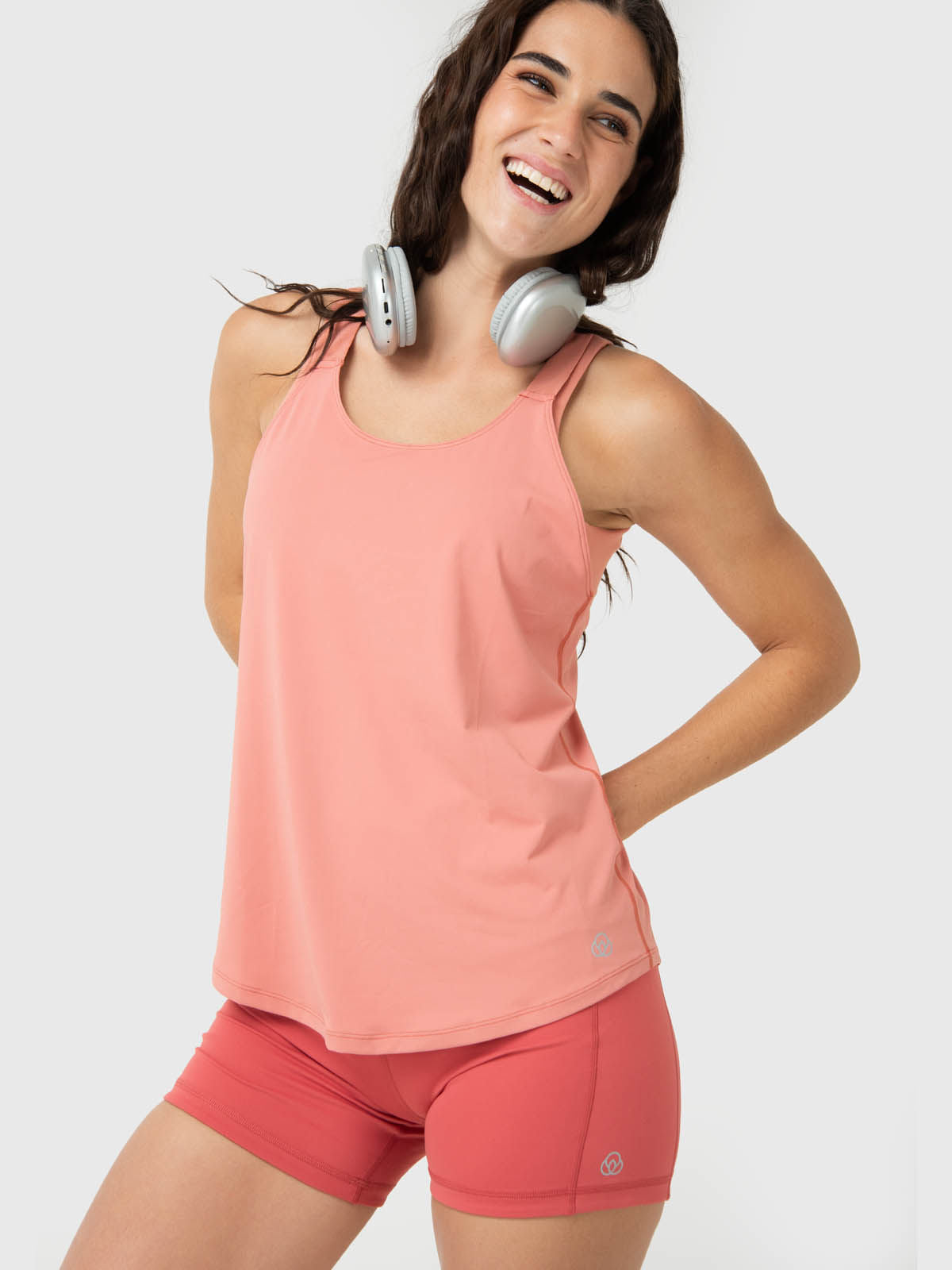 Polera Mujer Training Tank Aloe Rosado Bsoul