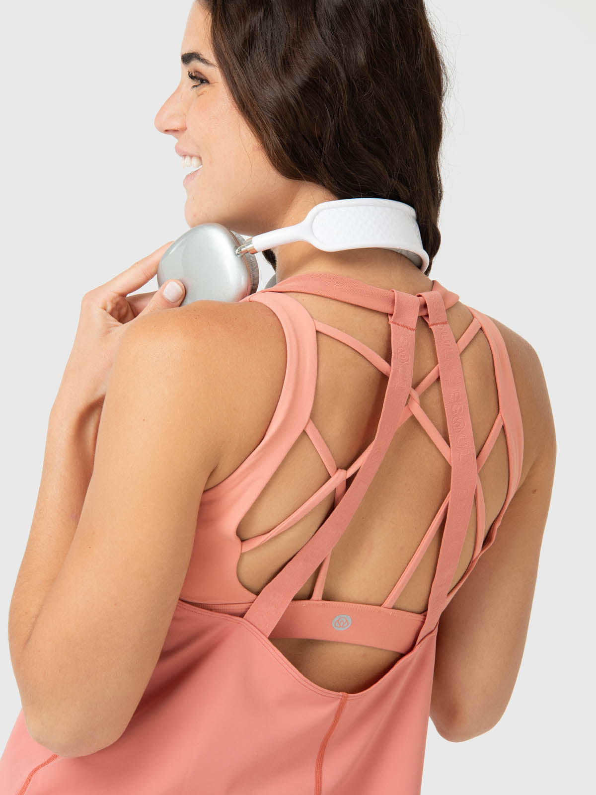 Polera Mujer Training Tank Aloe Rosado Bsoul