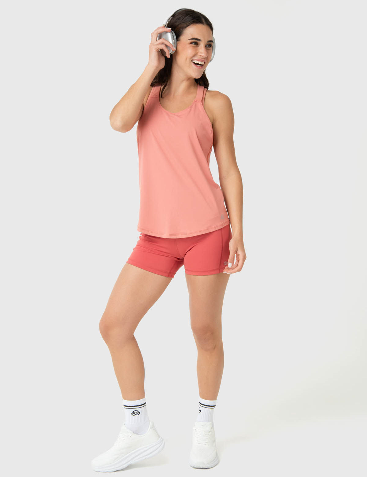 Polera Mujer Training Tank Aloe Rosado Bsoul