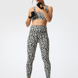 Calza Ankle Maya Aloe Estampado BSoul