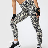 Calza Ankle Maya Aloe Estampado BSoul