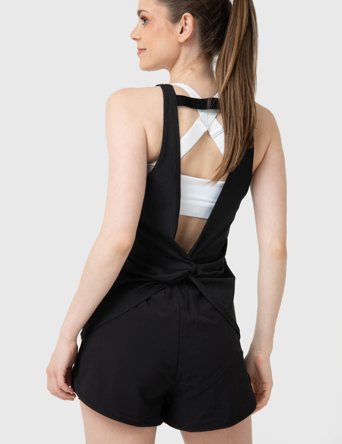 Polera Mujer Tank Cloe Aloe Negro Bsoul