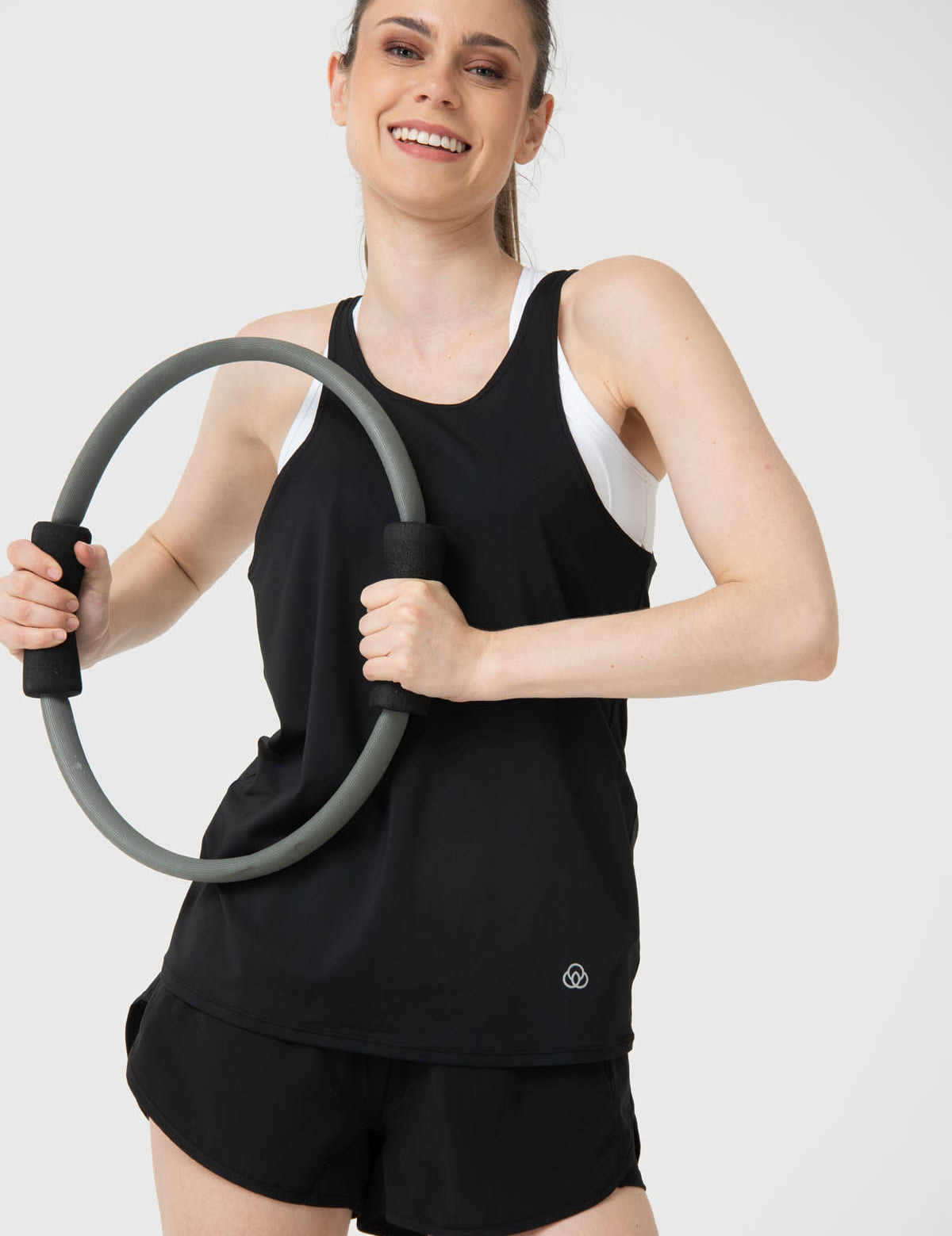 Polera Mujer Tank Cloe Aloe Negro Bsoul