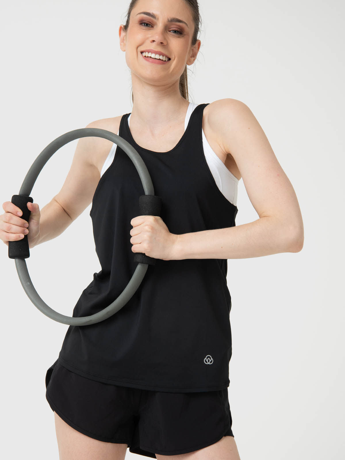 Polera Mujer Tank Cloe Aloe Negro Bsoul