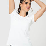 Polera Mujer Round Neck Aloe Blanca Bsoul