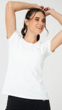 Polera Mujer Round Neck Aloe Blanca Bsoul