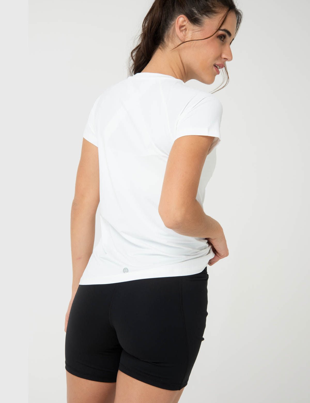 Polera Mujer Round Neck Aloe Blanca Bsoul