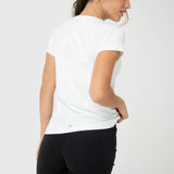 Polera Mujer Round Neck Aloe Blanca Bsoul