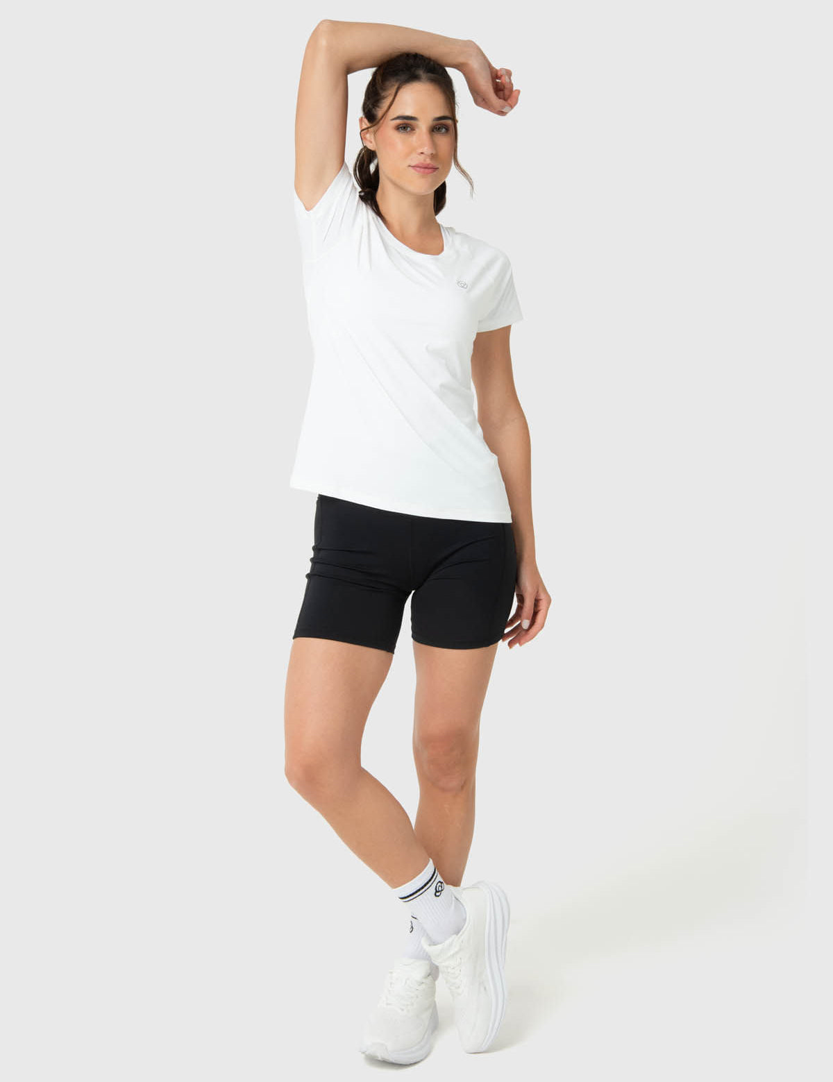 Polera Mujer Round Neck Aloe Blanca Bsoul