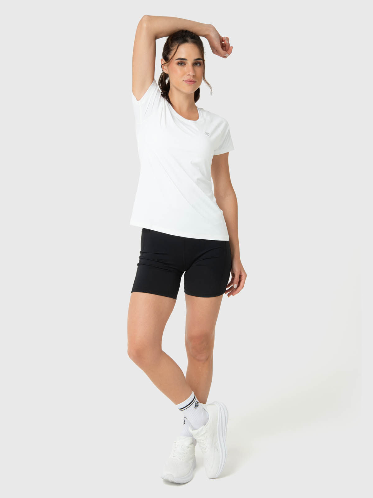 Polera Mujer Round Neck Aloe Blanca Bsoul