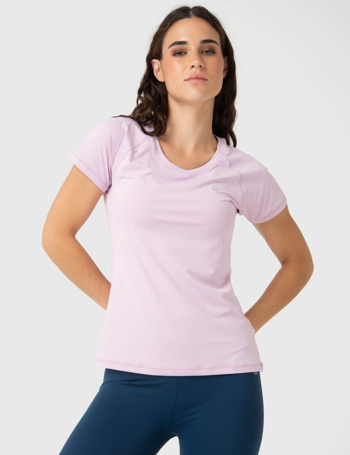Polera Mujer Round Neck Aloe Rosada Bsoul