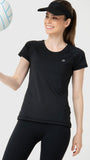 Polera Mujer Round Neck Aloe Negra Bsoul