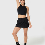 Peto Mujer Crop Mid Aloe Negro Bsoul