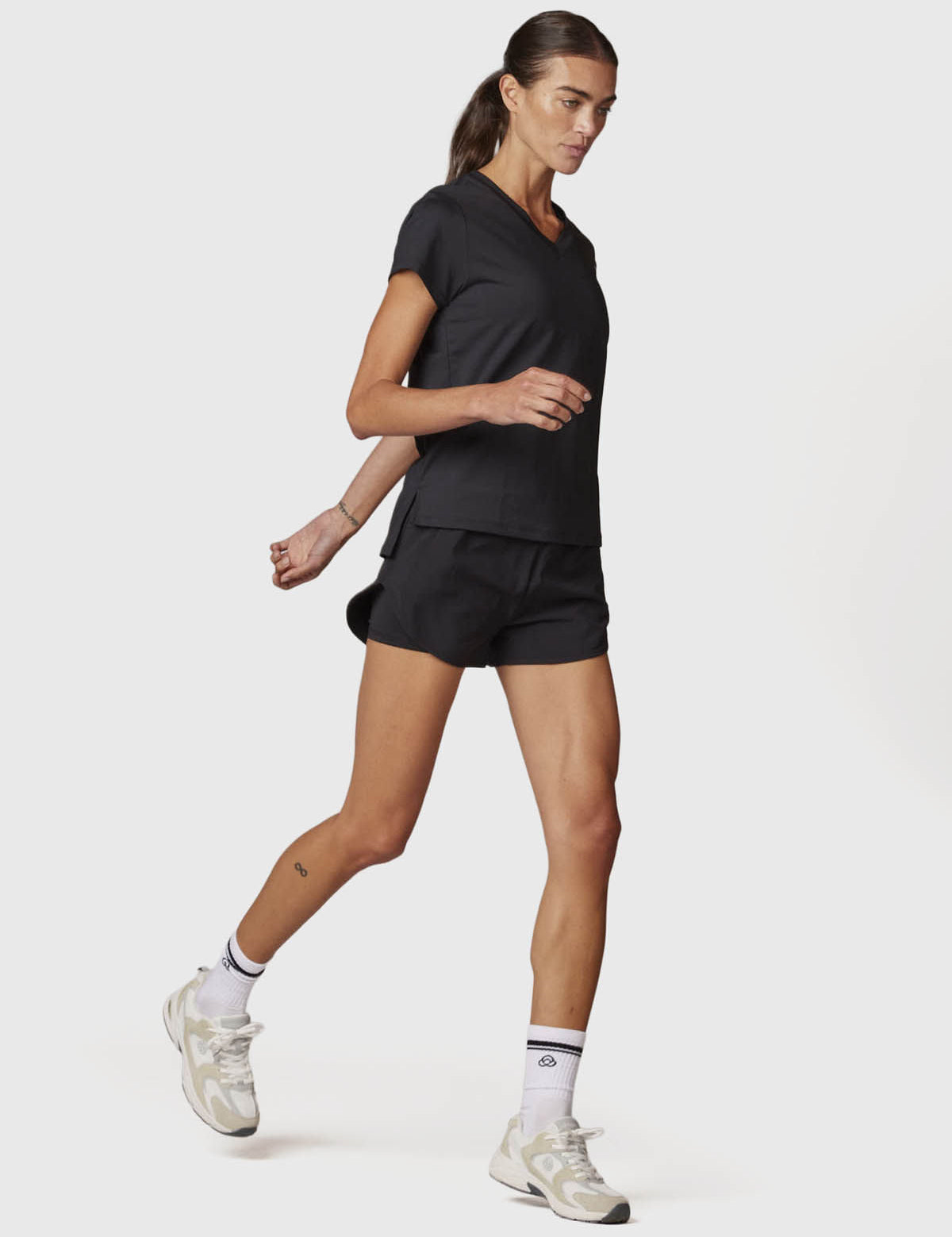 Short Mujer 2 in 1 Cloe Negro Bsoul