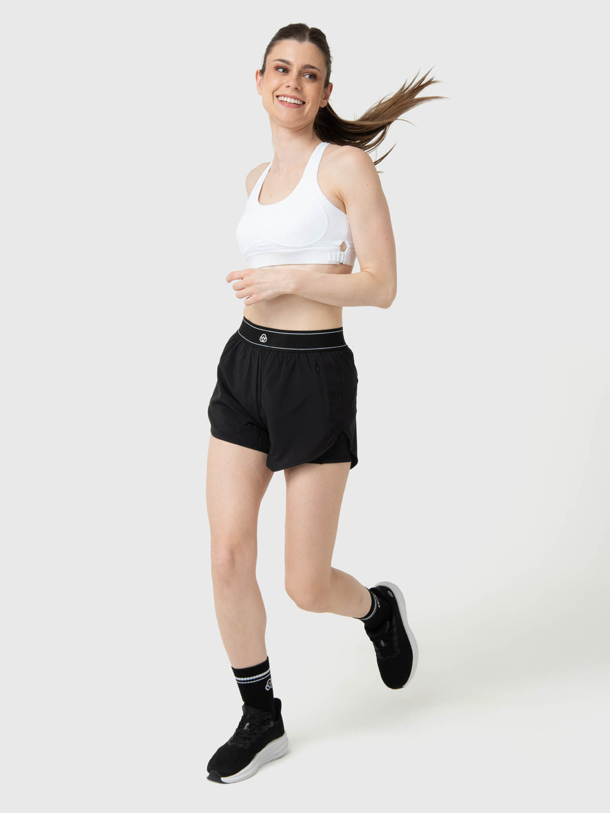 Short Mujer 2 in 1 Cloe Negro Bsoul