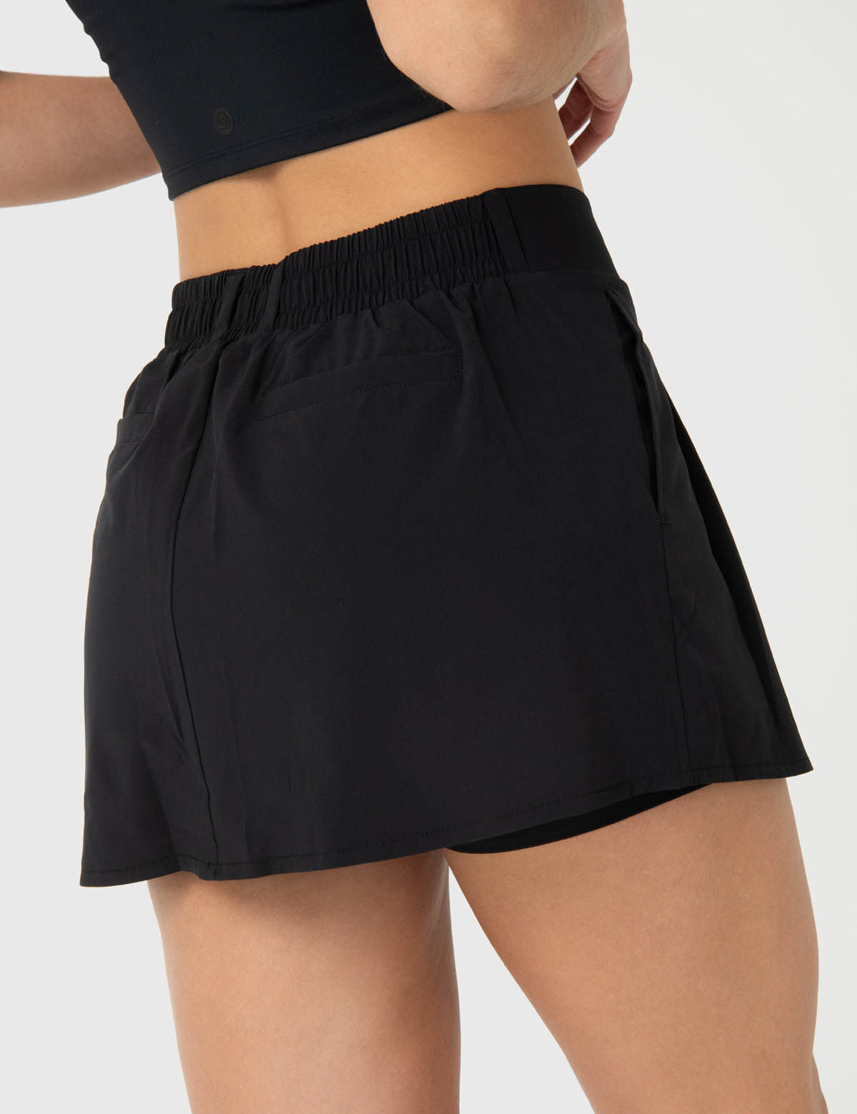 Falda Mujer Court Negra Bsoul