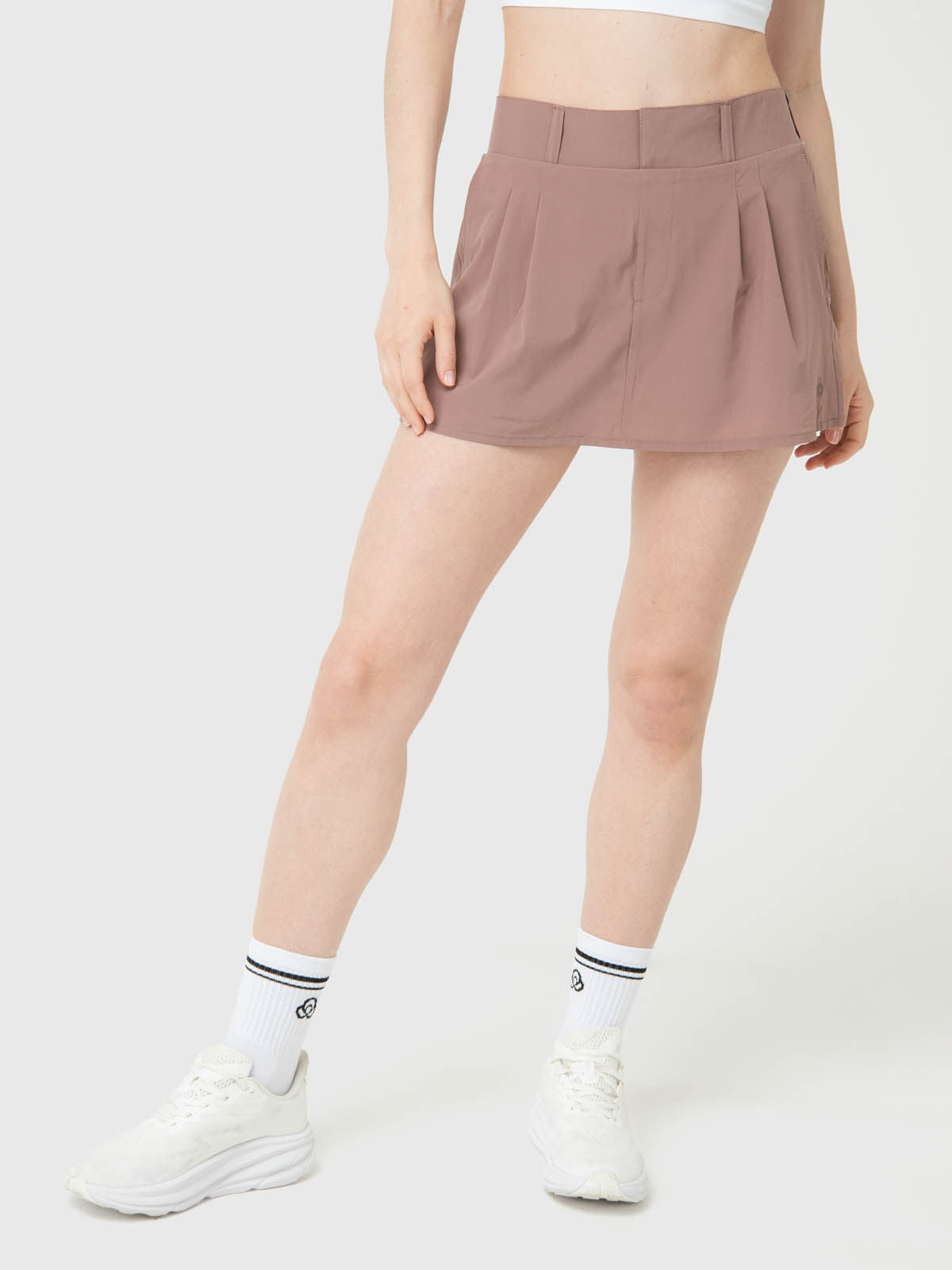 Falda Mujer Court Café Claro Bsoul