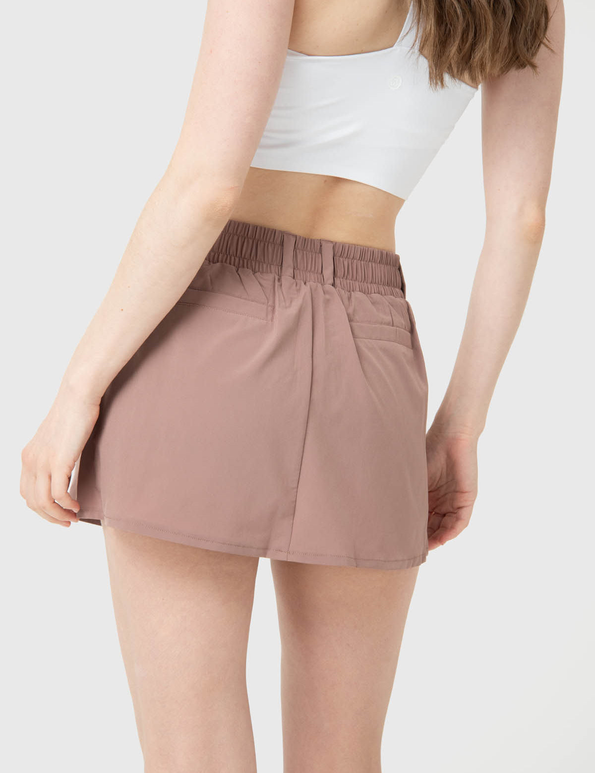 Falda Mujer Court Café Claro Bsoul