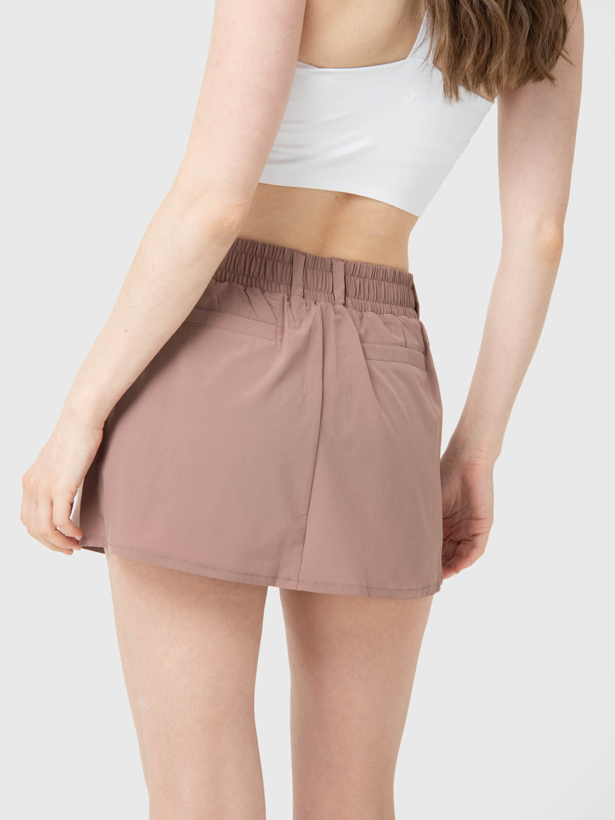 Falda Mujer Court Café Claro Bsoul