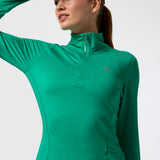 Polerón LS Half Zip Rec Verde Bsoul