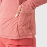 Polerón Half Zip Rec Rosado Bsoul