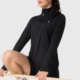 Polerón Half Zip Rec Negro Bsoul